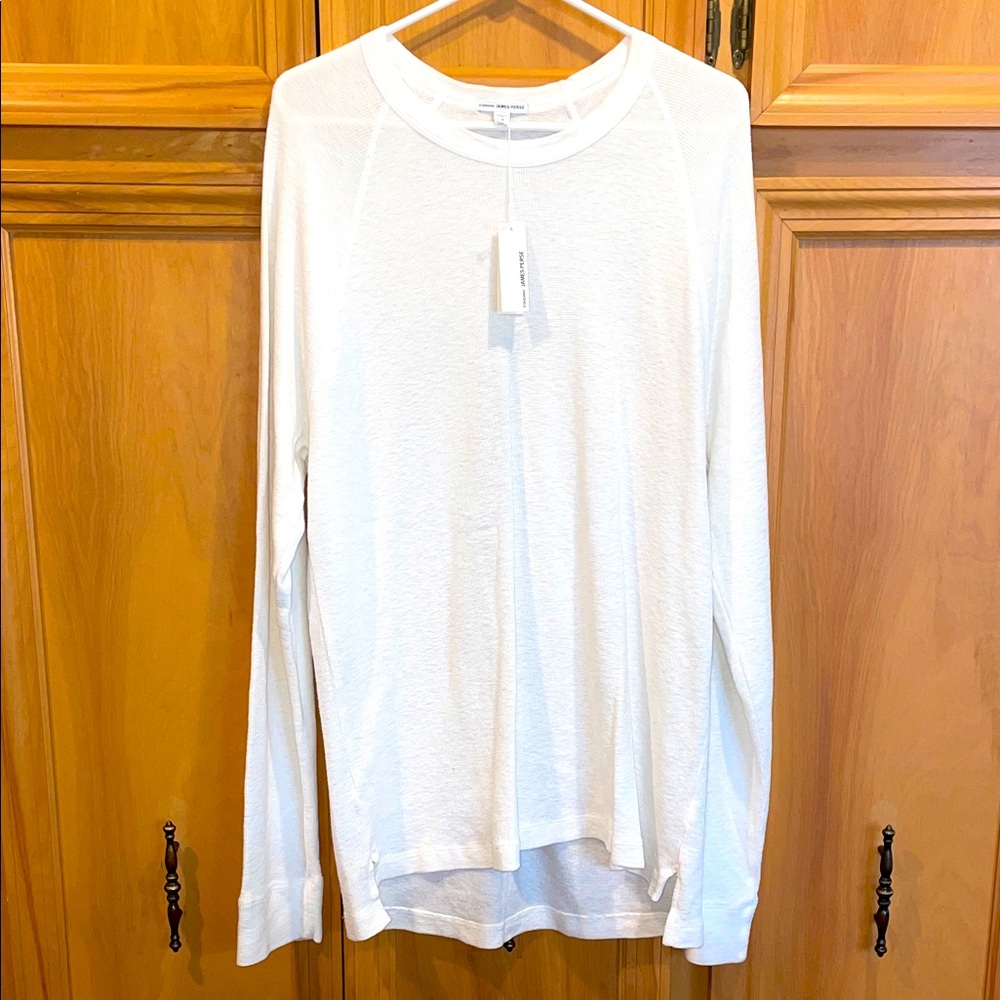 NWT James Perse size 3 Waffle Knit Thermal Tunic
